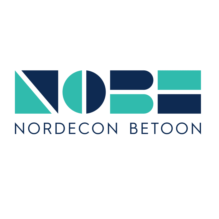 Nordecon betoon firma logo